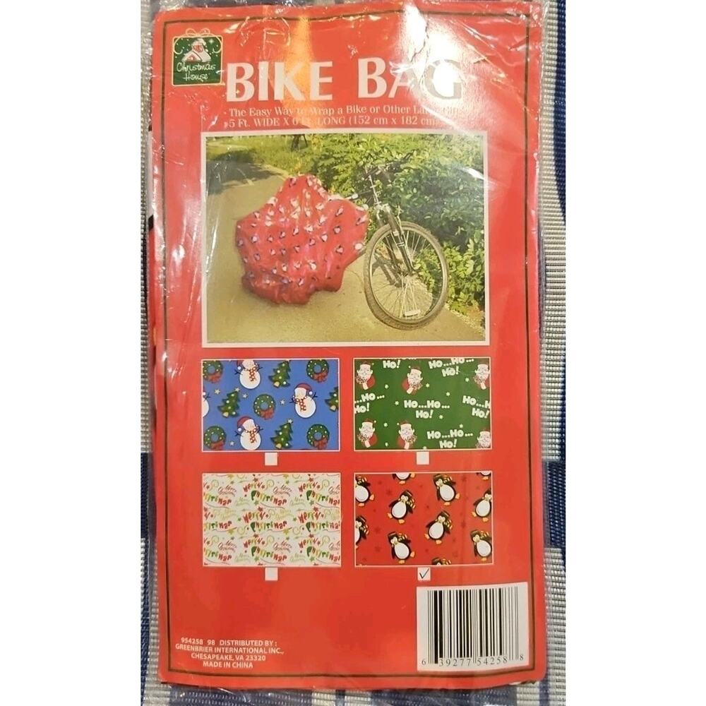 Wrapping Wrap Bike BAG! Christmas Holiday Santa Gift Bike 27in Bike